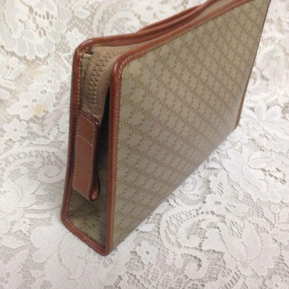 Celine, Cream Macadam 2-way Clutch, Crossbody HBag - Picture 5 of 9